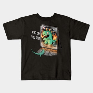 GODZILLA INSIDE LIZARD Kids T-Shirt